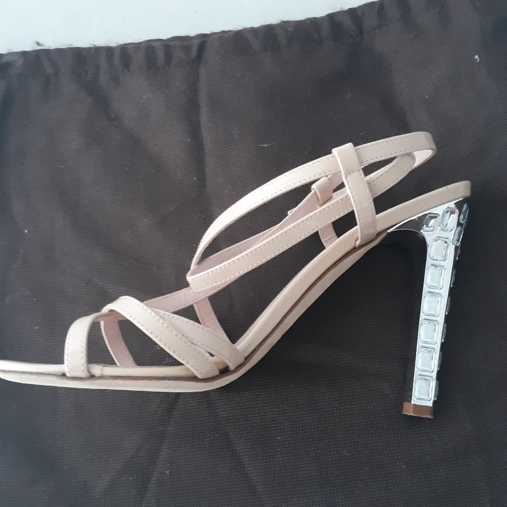 Kate Spade $250 Jewel Embellished Strappy Heels 6.5